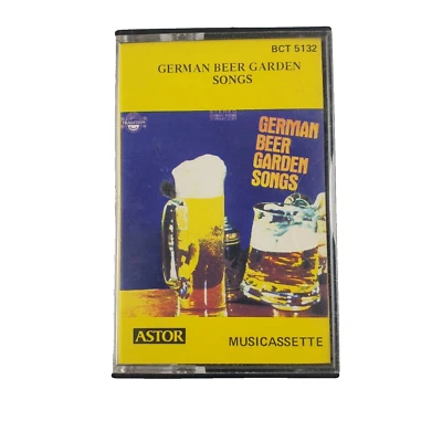 German Beer Garden Songs Cassette Tape, In German Language, 1972, 10 Tracks, VGC - Image 1 of 4