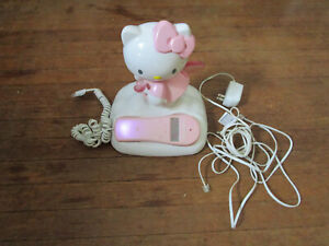 Vintage 1976 SANRIO Hello Kitty Bling Bling Phone Landline Telephone Pink Fairy