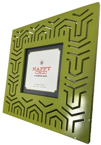 Jonathan Adler Lime Green Happy Chic Photo Frame 5" x 5" - Picture 1 of 6