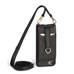 Vaultskin VICTORIA Crossbody Wallet Case with Leather Strap for iPhone 6 / 7 / 8 - Picture 1 of 17