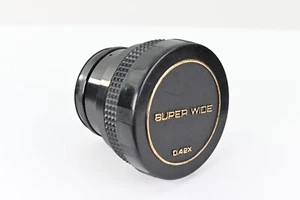 Nikora Super Wide 0.42x Screw Lens on 51mm w S7 52mm Adapter w lens caps - Picture 1 of 8