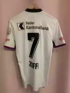 FC BASEL 1893 SCHWEIZ 2017/2018 MATCH WORN AWAY FUSSBALLTRIKOT LUCA ZUFFI #7 - Bild 1 von 12