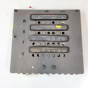 GENUINE ERJ REGIONAL AIRCRAFT CIRCUIT BREAKER PANEL FROM COCKPIT ITEM-ERJ9 - Picture 1 of 4