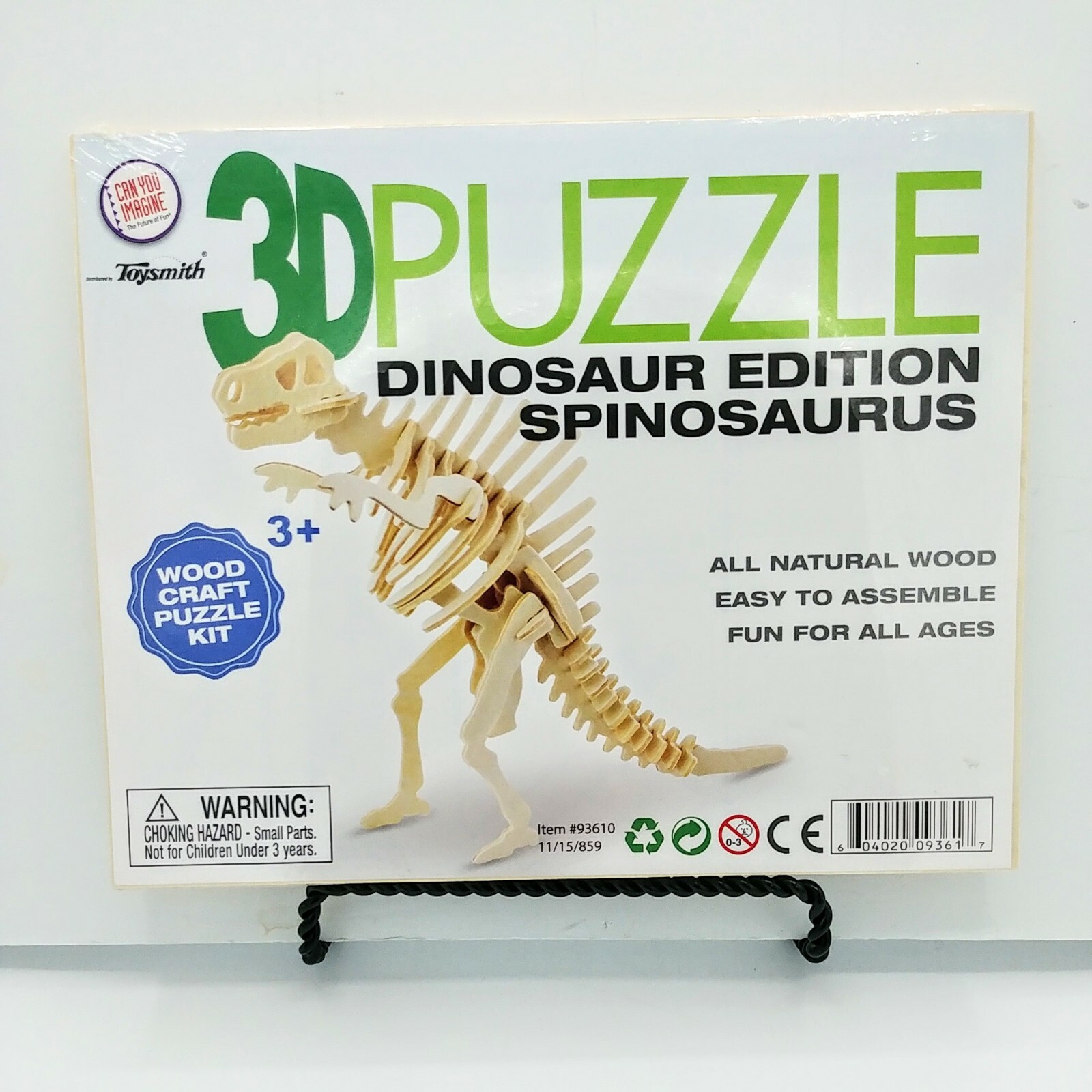 Spinosaurus) Wood Craft Puzzle Kit 