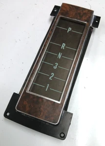 1970-72 Monte Carlo Automatic Original Console Burl Wood Shifter Dial Assembly - Picture 1 of 6