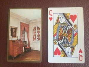 Single playing (swap) card~ Queen of Hearts ~Pinochle Metropolitan Museum of Art - Foto 1 di 2