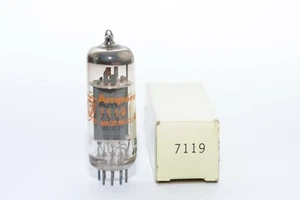 Amperex PQ 7119 / E182CC, Hifi-Röhre, Audio Preamp Tube, Code Δ6H1 Heerlen, NOS - Picture 1 of 8