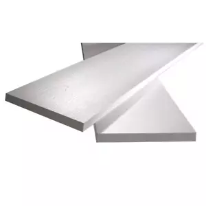 Veranda Reversible Trim PVC White, Reversible-Wood Grain Pattern (4-Pieces) - Picture 1 of 12