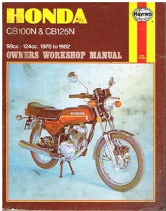 HONDA CB100N & CB125N 1978 - 1982 OWNERS WORKSHOP MANUAL - Picture 1 of 1