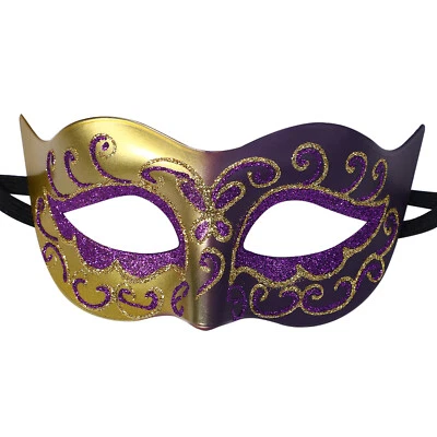 Retro Masquerade Mask for Men Venetian Party Carnival Mardi Gras Ball Halloween - Image 1 of 4