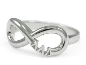Anillo infinito de plata esterlina Delta Delta Delta Hermandad / joyería de hermandad *NUEVO - Imagen 1 de 3