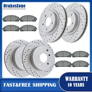 Front Rear Brake Rotors Pads Kit for Nissan Maxima 2009-2014 2016-2019 Brakes - Picture 1 of 7