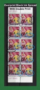 S1186, Iraq 1996, SG#2007, Surcharged Double & Black Ink Error Variety, See, MNH - Picture 1 of 4