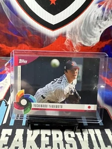 2023 Topps World Baseball Classic Yoshinobu Yamamoto Global Stars Dodgers - Picture 1 of 1