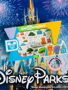 2025 Walt Disney World 4 Parks Icons Magic Kingdom Epcot Animal Photo Frame 4x6” - Picture 1 of 3