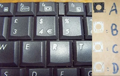 HP COMPAQ Presario CQ60 CQ61 CQ70 CQ71 HP G60 G61 G70 G71 ANY KEY Selling keys - Image 1 of 4