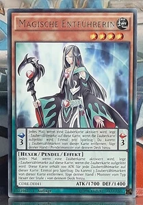 Yugioh - Magische Entführerin - Rare/Pendel - Clash of Rebellions - DE/NM 1. Auf - Bild 1 von 2