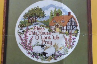 The Creative Circle BLESS THIS HOUSE #0616 Counted Cross Stitch Pattern Only (H) - Image 1 of 3