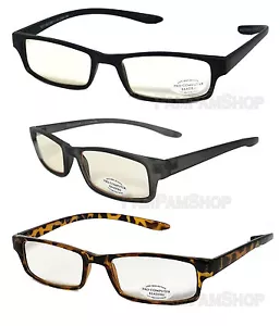 Gafas de lectura Pro Computer con protección UV lentes tintadas cuello colgante RE32 - Imagen 1 de 11
