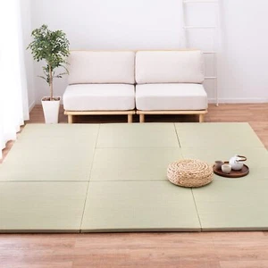 Hagiwara Igusa Tatami Floor Mat Unit Tatami Irodori Natural Set of 6 Sam - Picture 1 of 1