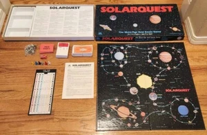 Vintage 1986 SolarQuest The Space Age Real Estate Board Game 100% Complete - Picture 1 of 16