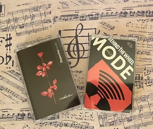 Depeche Mode Cassette Tapes Behind the Wheel 1987 and Violator 1990 Vintage - Picture 1 of 7