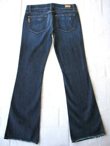 Pantalones de mezclilla Paige Premium Petite Laurel Canyon bota baja Wm talla 28 azul oscuro desgastado - Imagen 1 de 11
