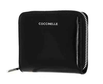 COCCINELLE Leather Zip Around Wallet Noir - Photo 1/4