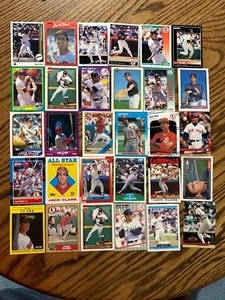 Jack Clark 30 Card Mixed Lot - Red Sox, Cardinals, Yankees & Padres - Picture 1 of 5