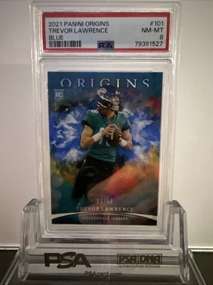 2021 Panini Origins Rookie Trevor Lawrence #101 Blue /99 (RC) - Image 1 of 4