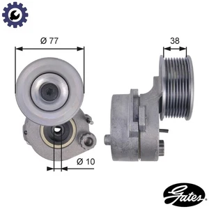 BELT TENSIONER VRIBBED BELT T38663 FOR MERCEDES-BENZ OM457.937/948/980 12.0L - Picture 1 of 9