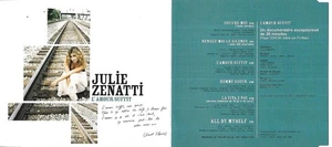 MAXI CD SINGLE 6 TITRES + DOCUMENTAIRE JULIE ZENATTI L'AMOUR SUFFIT 2005 - Picture 1 of 2