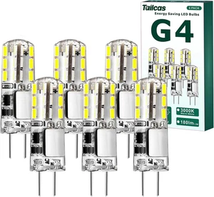 G4 LED Lampadina, 1.5W Equivalenti a 20W Lampada Alogena, AC/DC 12V, Bianco Fred - Foto 1 di 12