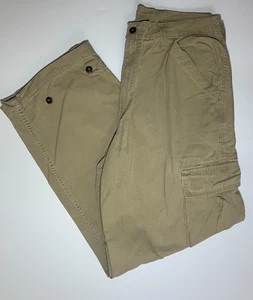 Vintage Levi's Cargoes Hose Trousers W34" L32" Straight Beige Baumwolle Utility - Bild 1 von 17
