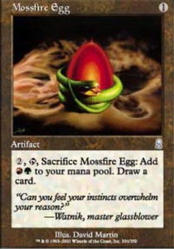 Mossfire Egg - Odyssey #304/350 MTG Magic The Gathering - Image 1 of 1