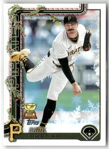 2025 Topps Holiday #H70 Paul Skenes - Picture 1 of 2