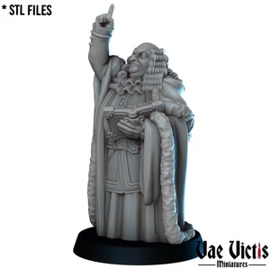 "Witch Hunter Judge" Vae Victis Miniatures D&D Warhammer Mordheim Frostgrave - Picture 1 of 1