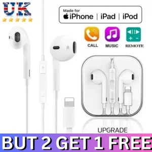8 Pin Bluetooth Kopfhörer gebraucht für Apple iPhone 14 13 12 11 Pro Max 8 7 NEU UK - Bild 1 von 17