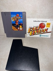 Nintendo NES - Magic Johnson's Fast Break w/manual/sleeve -  TESTED