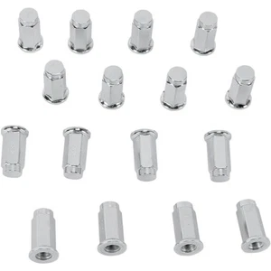 ITP Lug Nuts-3/8in.-24 Flat Base-Chrome for 2011-2013 Polaris Ranger RZR XP 900 - Picture 1 of 2