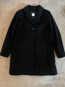 Chaquetón Cinzia Rocca Due Made In Italy mezcla lana talla 16 - Imagen 1 de 6