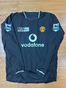 Maglia manica lunga NIKE Manchester United van Nistelrooy 03/05 Away (L) vintage - Foto 1 di 16