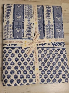 Pottery Barn Avignon Blue & Marine French Tablecloth Couleur Nature, 71x128” - Picture 1 of 4