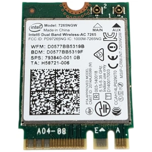Intel 7265NGW Dual Band Wireless-AC Network Card - Picture 1 of 3
