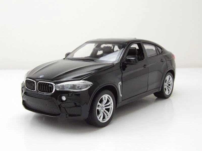 BMW X6M 2018 Noir Modèle Réduit 1:24 Rastar - Photo 1/4