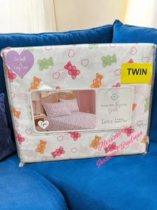 Nanette Lepore Gummy Bears Candy, Hearts New Twin Sheet Set Polyester Bedding - Picture 1 of 4