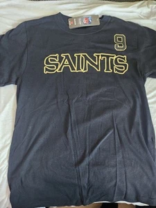 New Orleans Saints Drew Brees Jersey T-shirt Size S NWT - Picture 1 of 4