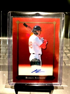 2025 Leaf Metal #3/15 Roman Anthony Color Match #LGRRA1 Mint " Roman Empire Star - Bild 1 von 9