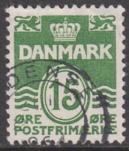 DENMARK  15 Ore Waves. Good Used part ' ODENSE ' cds  (p359)