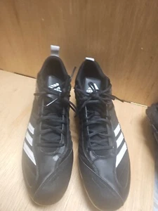 Adidas Herren Baseball Traxion 13,5 Excel Metal Low Schwarz Schuhe - Bild 1 von 12